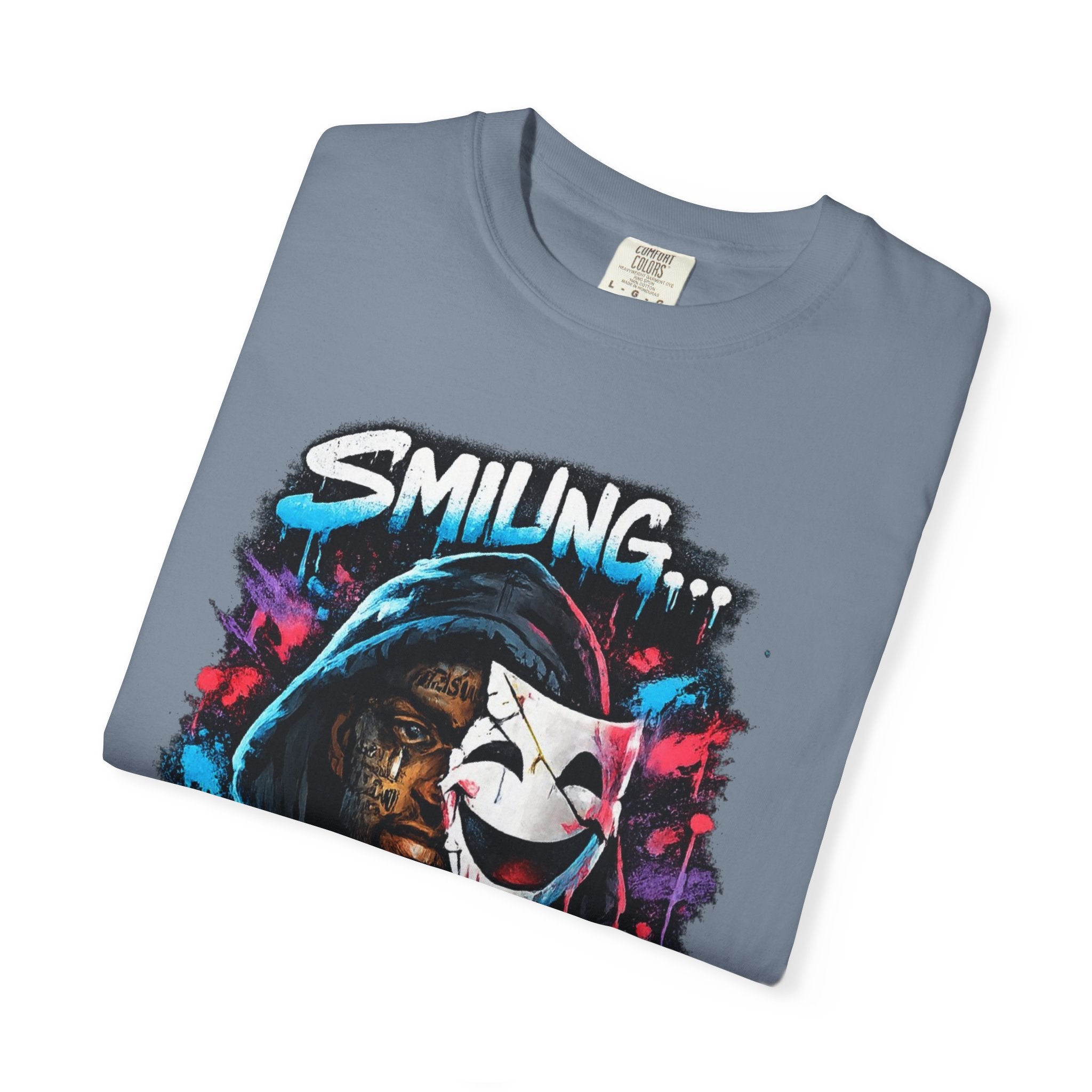Smiling...But Not Okay Garment-Dyed T-shirt