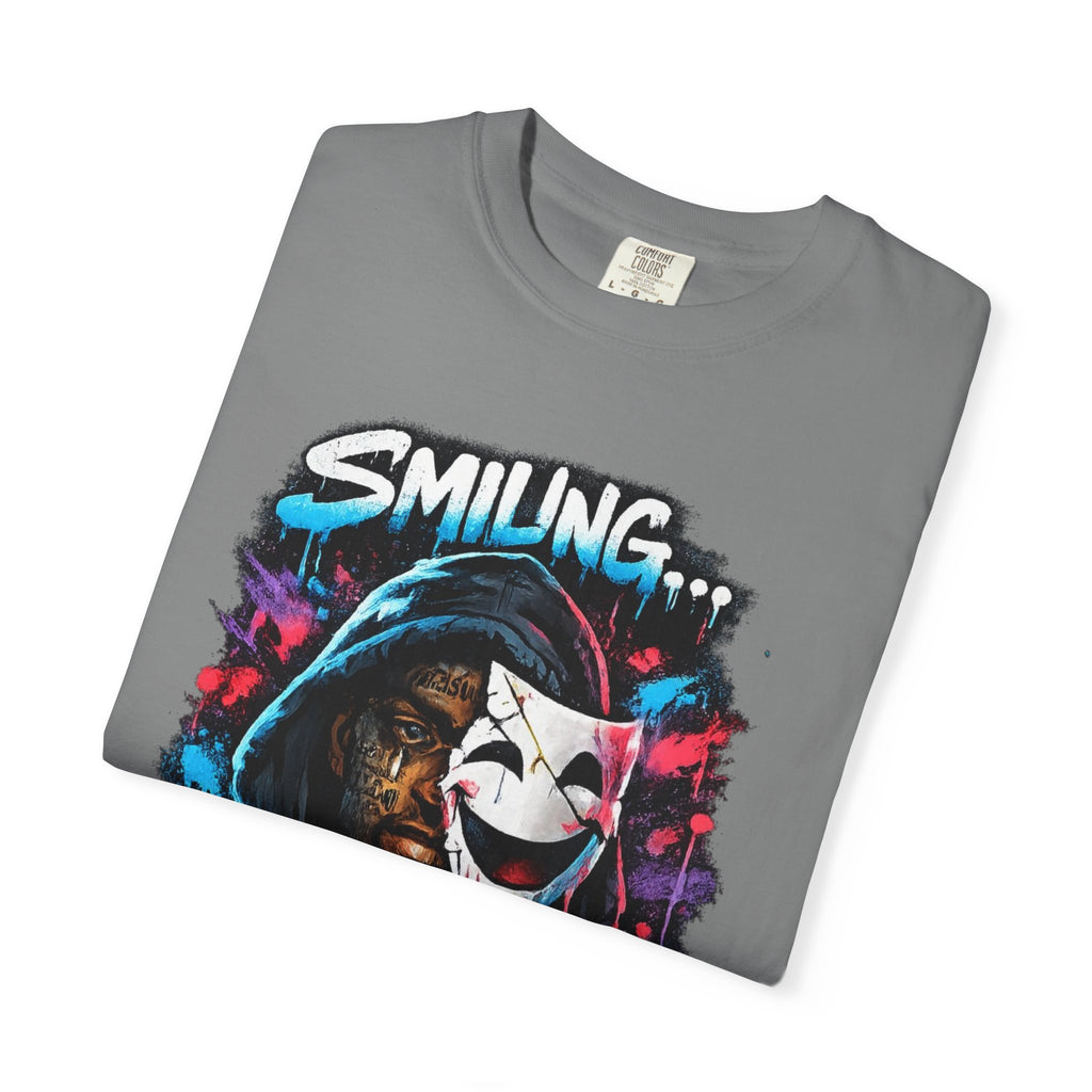 Smiling...But Not Okay Garment-Dyed T-shirt
