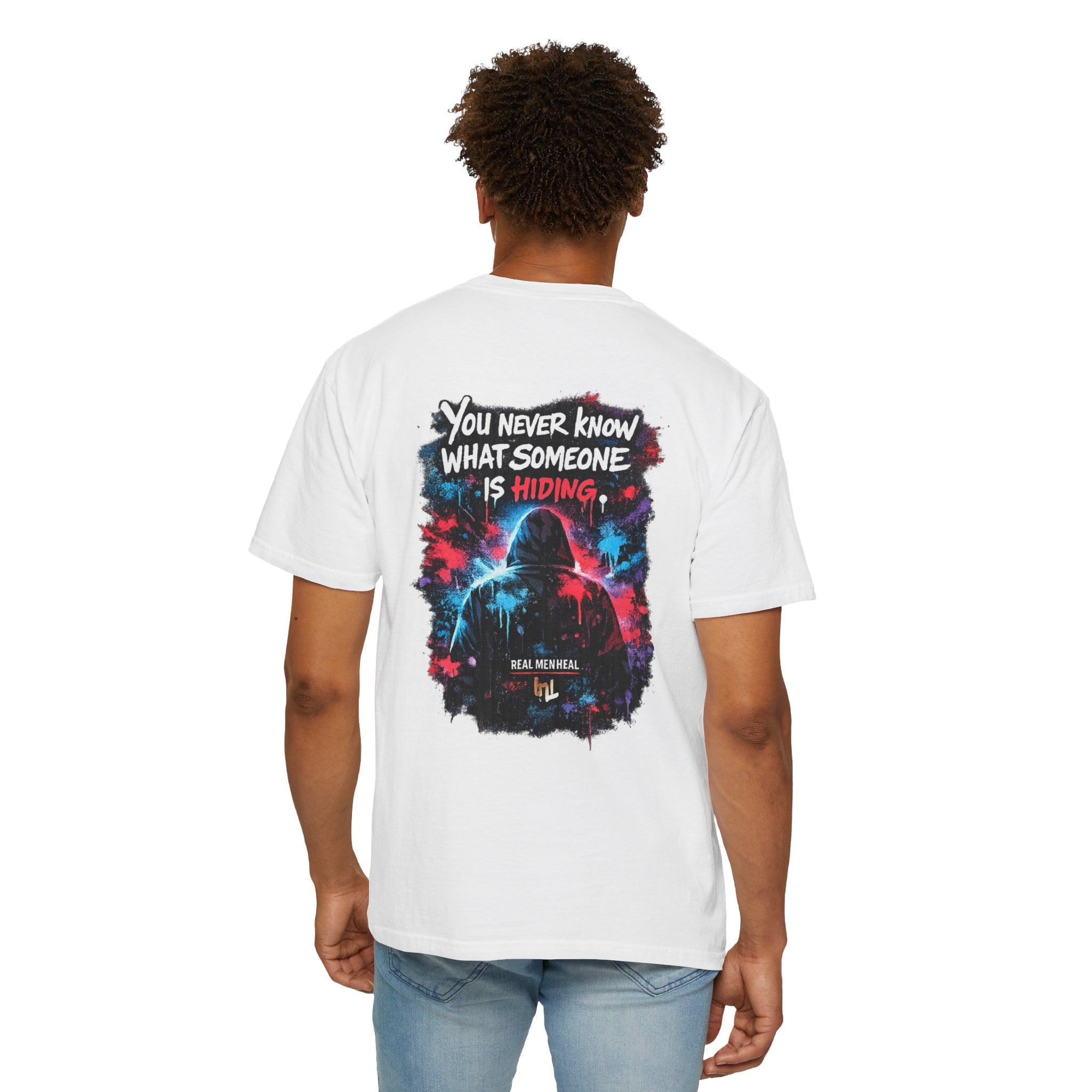 Smiling...But Not Okay Garment-Dyed T-shirt