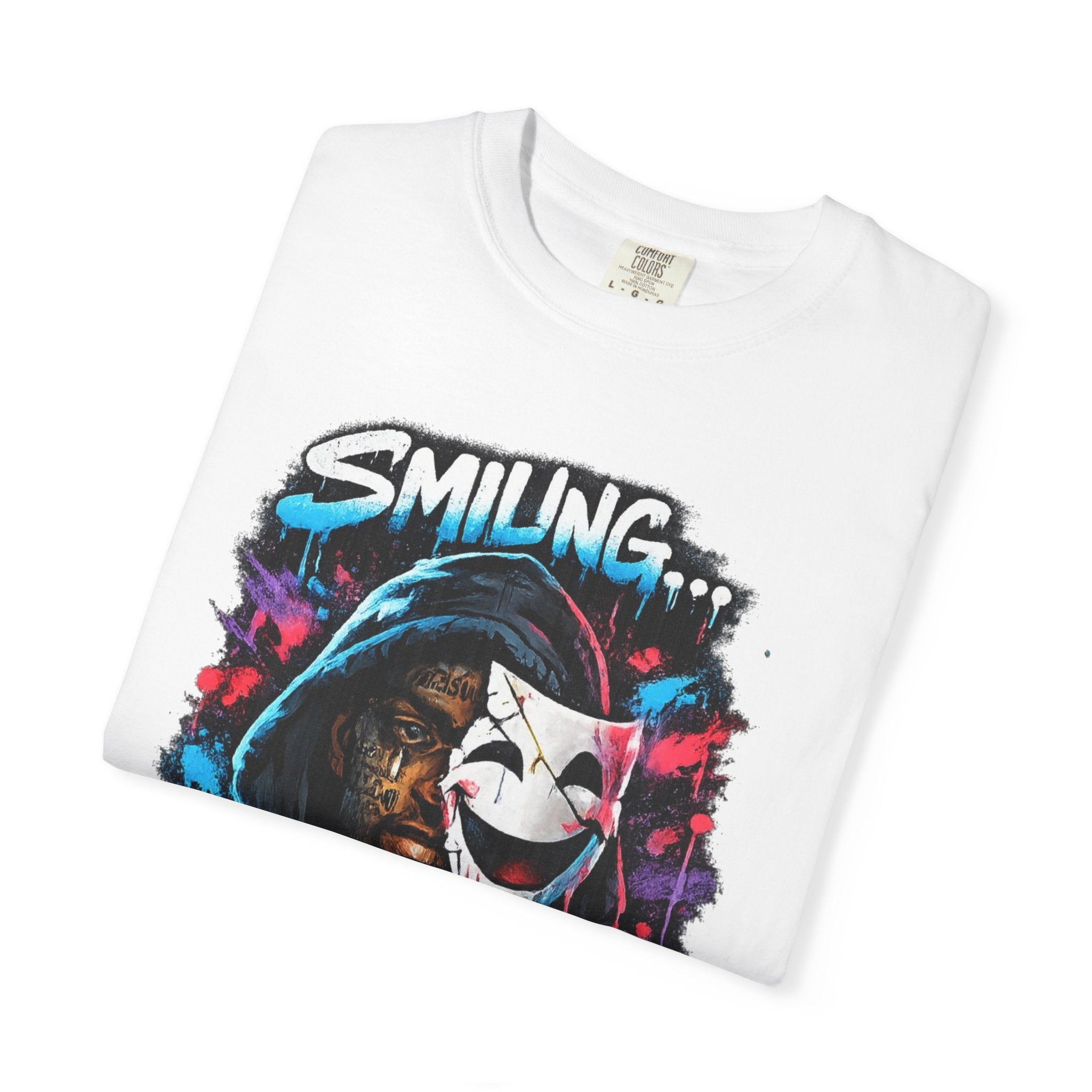 Smiling...But Not Okay Garment-Dyed T-shirt