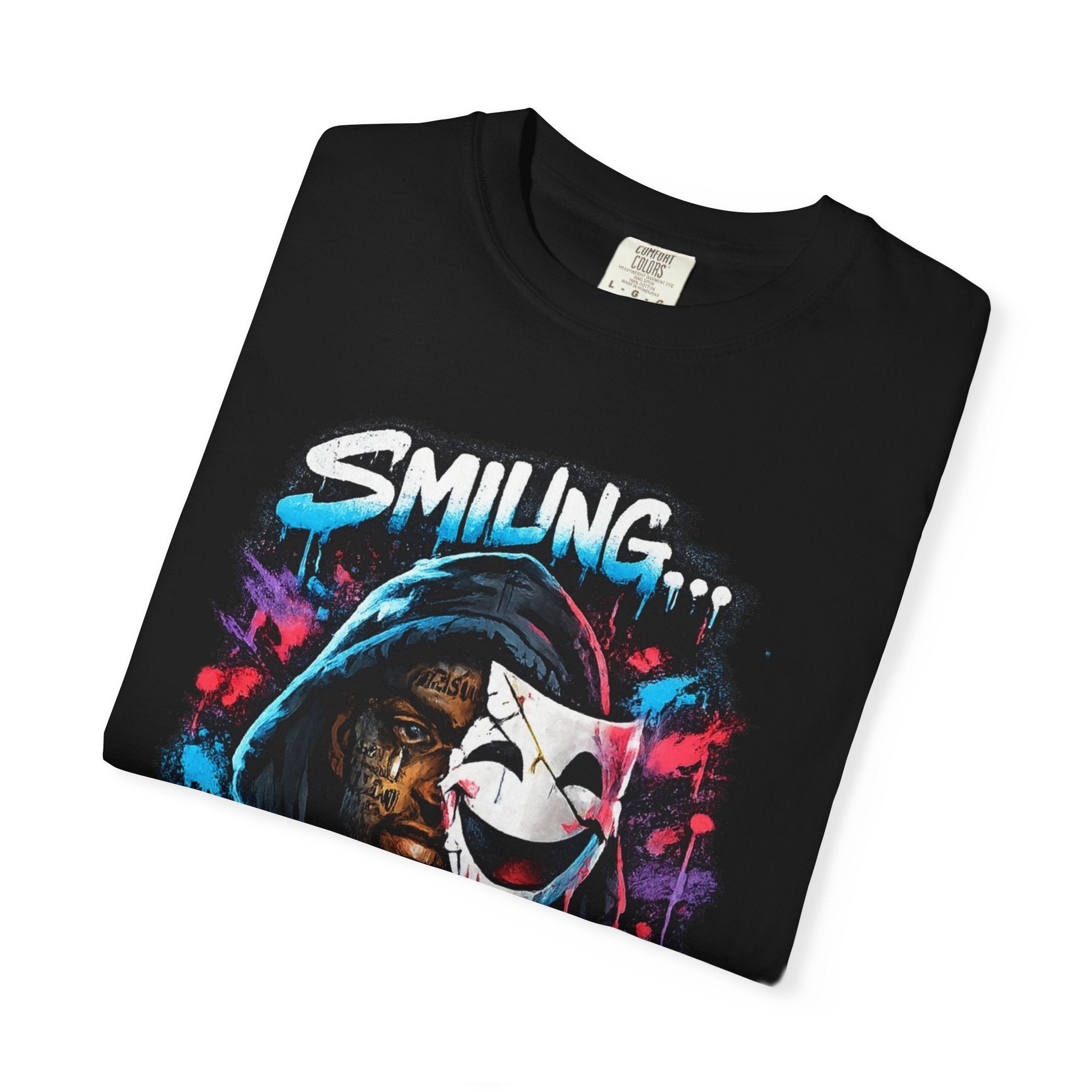 Smiling...But Not Okay Garment-Dyed T-shirt