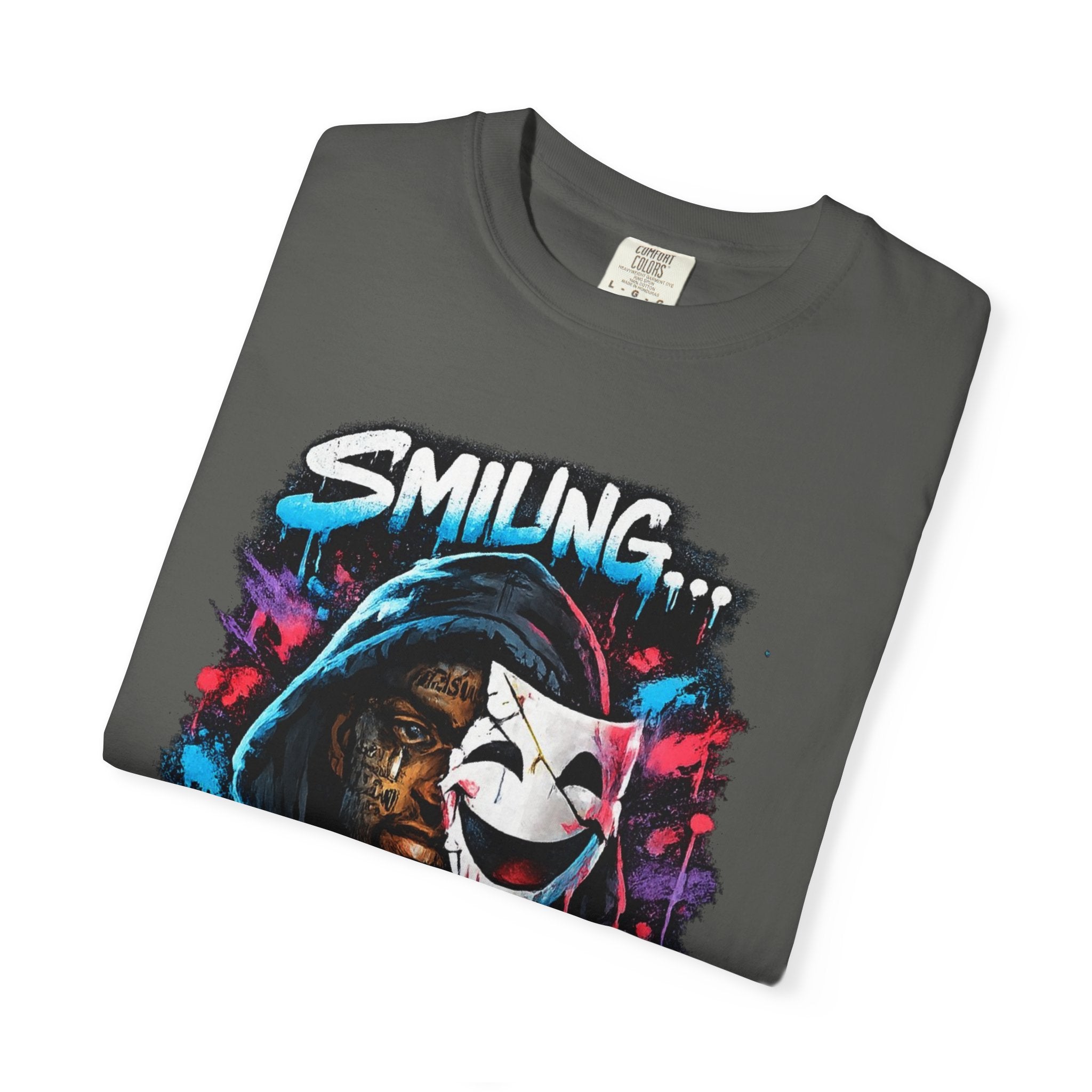 Smiling...But Not Okay Garment-Dyed T-shirt